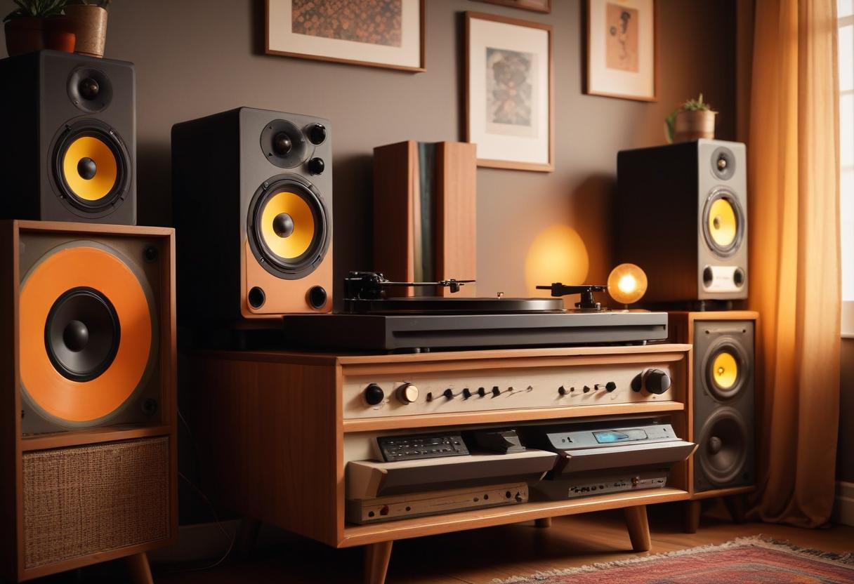Sätt din vinylspelare i stjärnklass med rätt högtalare! illustration